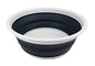 SAMMART 7.5L (1.98 Gallon) Collapsible Tub - Foldable Dish Tub - Portable Washing Basin - Space Saving Plastic Washtub (Grey/Slate Grey) - color: Grey/Slate Grey