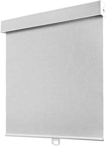 Cordless RV Blind, Blackout Window Curtain Pleated Shade for RV, Camper and Motorhome Window, Fit for 14" W x 22" H Rough Opening RV Window, Grayish White - size: 21"W x 28"H