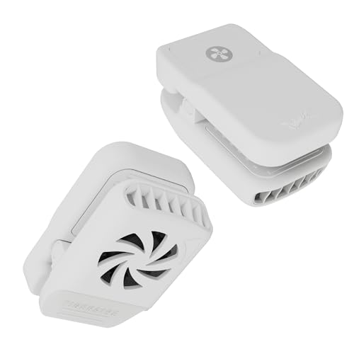 Tigeraire Lil Breezy Clip-On Hat Fan for Kids | 8 MPH Airflow, 6H Runtime, Rechargeable, Face and Head Cooling, Mini Personal Portable - color: White