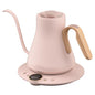 Cocinare Gooseneck Electric Kettle, ±1°F Precise Temperature Control, 1500W Fast Heating, Pour Over Coffee & Tea Kettle with Brew Timer & Keep Warm, Stainless Steel, 0.9L (Munch Pink) - color: Munch Pink