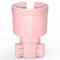 Seven Sparta Car Cup Holder Expander with Offset Adjustable Base, Compatible with Hydro Flasks 32/40 Ounce, Compatible with Yeti Ramblers 20/26/30 Ounce, Other Bottles in 3.4"-3.8" (Pink) - color: Pink, size: Medium*1
