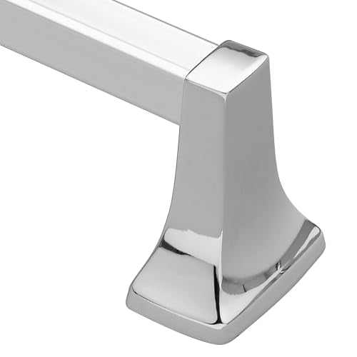 Moen 2218 Contemporary Towel Bar, Chrome, 18-Inch - size: 18 Inch