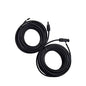 Renogy 40FT 10AWG Male&Female Extension Cables Solar Panel and Controller Connector Adaptor Wire, 40FT 10AWG, Black - size: 40FT10AWG