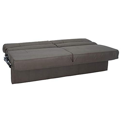 RecPro Charles RV Jackknife Sofa | Love Seat | Sleeper Sofa | Length Options 62", 68", 72" (62 Inch, Putty) - color: Putty, size: 62 Inch