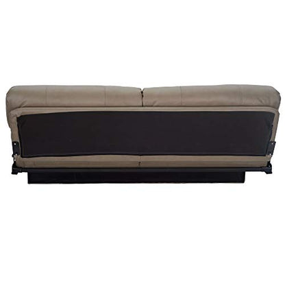 RecPro Charles RV Jackknife Sofa | Love Seat | Sleeper Sofa | Length Options 62", 68", 72" (72 Inch, Putty) - color: Putty, size: 72 Inch