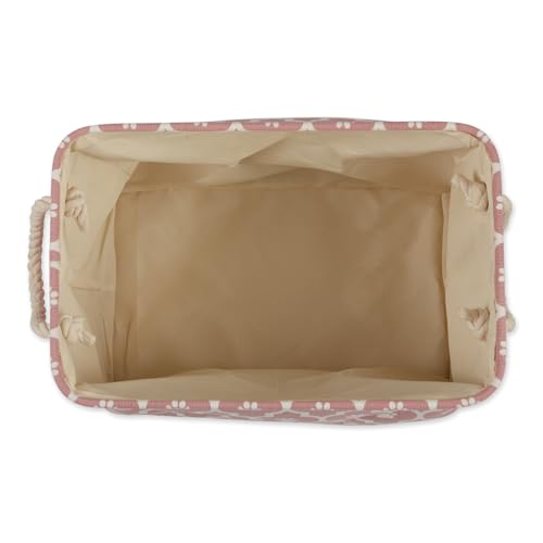 Bone Dry 6192 Pet Storage Collection Lattice Paw Print, Medium Rectangle, Rose - color: Rose, size: Medium Rectangle