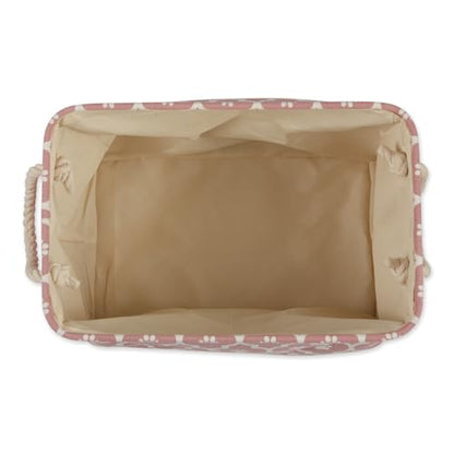 Bone Dry 6192 Pet Storage Collection Lattice Paw Print, Medium Rectangle, Rose - color: Rose, size: Medium Rectangle
