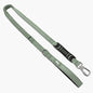 Dog Friendly Co. Bungee Dog Leash | Strain Free & Shock Resistant for Control | Neoprene Padded Handle, Heavy-Duty Carabiner Clip, and D-Ring | Khaki, Size Small - color: Khaki, size: Small