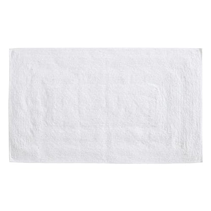 Eddie Bauer - Bathroom Rug, 100% Soft Plush Tufted Cotton Bath Rug, Highly Absorbent, Quick-Dry, and Skid-Resistant Backing (Logan White, 24" x 40") - color: White, style: 24" x 40"