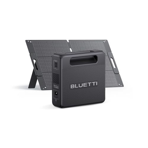 BLUETTI Handsfree 1 Solar Generator with 100W Solar Panel (Ships Separately), 268.8Wh 300W LiFePO4 Battery, 5 Output Ports, Portable Power Station for Camping, Drones (Backpack Not Included) - style: BLUETTI Handsfree 1 power station+100W Solar Panel