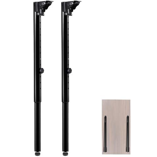 Folding Adjustable Table Legs 2 PCS for Outdoor Camper, RV | Adjustable Height 22.5”- 34.5” DIY Desk Legs, Foldable Furniture Legs for Coffee Dinner Table, Tabletops, Kitchen - size: Adjustable Height - 22.5”- 34.5”