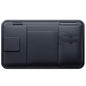Car Visor Organizer, Multi-Functional Sun Visor Organizer, Black PVC Compact Design, Includes Pocket for Documents, Glasses Holder, Ideal for Most Vehicles