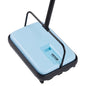 VEVOR Carpet Sweeper Manual, Floor Sweeper with 300 ml Dustbin Capacity Easy to Empty, 6.7 inch Cleaning Width for Home Office Carpets Pet Hair Dust, Blue - color: Blue