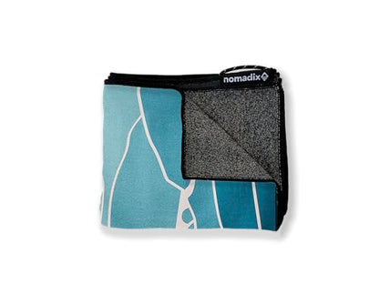 Nomadix Original Towel - Perfect for Beach, Pool, Travel, Camping, Yoga - Made with Recycled Materials - Super Absorbent - Sand Resistant - Big Sur - 72.5x30 - color: Big Sur