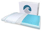 Bluewave Bedding Hyper Slim Max Cool CarbonBlue Gel Memory Foam Pillow for Stomach and Back Sleepers - Thin, Flat Design with Advanced Cooling (2.25-Inch Height, Standard Size) - style: 2.25"H Hyper Slim Max Cool (Standard)