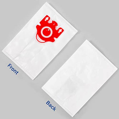 14 Packs 3D Airclean Bags Replacement for Miele FJM Vacuum Cleaner Bags,Compact C1, Compact C2, Complete C1, S241, S290, S300i, S500, S700, S4, S6 Series, Replaces Part 10123220 - size: 14 pack