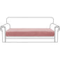 ZNSAYOTX Stretch Cushion Covers Sofa Cushion Couch Seat Covers Slipcovers Soft Replacement Unique Pattern Furniture Protector with Elastic Bottom (Rose, 1 Pc 3-Seat Cushion Cover) - color: Rose, size: 1 Cushion Sofa