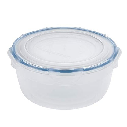 LocknLock Easy Essentials Food Storage lids/Airtight containers/Stackable, BPA Free, 6 Piece, Clear - size: 6 Piece - Bowl Set