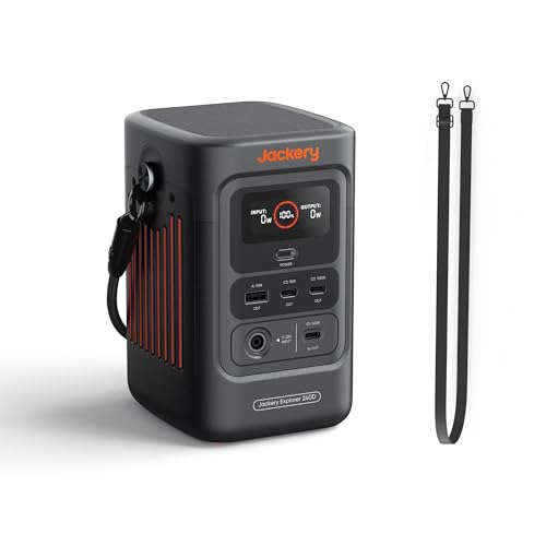 Jackery Explorer 240D Power Bank with Adjustable Strap - style: E240D + Adjustable Strap