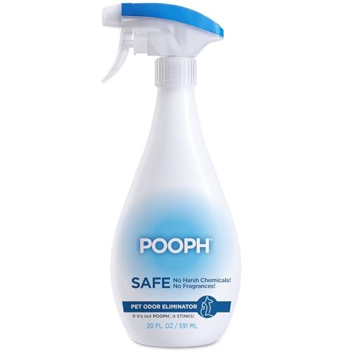 Pooph Pet Odor Eliminator, 20oz Spray - Dismantles Odors on a Molecular Basis, Dogs, Cats, Freshener, Urine, Poop, Pee, Deodorizer, Natures, Puppy, Fresh, Clean, Furniture, Potty, Safe - size: 20 Fl Oz (Pack of 1)