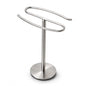 Brushed Nickel Hand Towel Holder Stand,13 Inch Free-Standing Towel Rack, SUS304 Stainless Steel Towel Bar Rack Stand, Tower Bar for Bathroom Kitchen Vanity Countertop… - color: Brushed Nickel