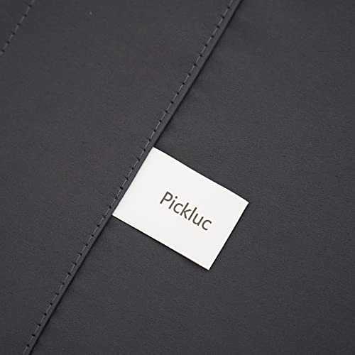 Pickluc Rod Pocket Tier Curtain - Half Blackout Curtain for Kitchen, Bathroom, Cabinet, Basement, 30 Inches Wide and 24 Inches Long, Dark Grey, 2 Panels - color: Grey, size: 30"W x 24"L (Pack of 2)