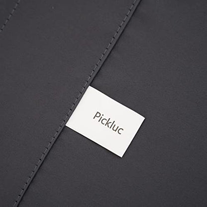 Pickluc Dark Grey Cafe Curtain - Half Window, 30 Inches Length, Rod Pocket, Small Kitchen Curtain, Blackout for Small Windows - 30" Wide x 30" Long, 2 Panels Set - color: Grey, size: 30"W x 30"L (Pack of 2)