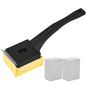 Grill Brush Bristle Free,Steam Cleaning Grill Brush,Pumice BBQ Grill Cleaner,Replaceable Head Barbecue Grill Cleaning Brush,with BBQ Cleaning Pad(1pcs) and Grill Stone Cleaning Block(2pcs) - style: Classic Black with 2x Stone Cleaning Block