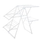 Amazon Basics Foldable Space-Saving 4-Wing Metal Clothes Drying Rack, 61x23.6x49.6 inches, White - size: 61x23.6x49.6 inches
