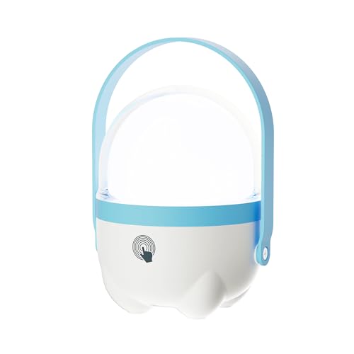 Camping Lights, Rechargeable Camping Lantern Battery Powered, Mini Portable Night Light Outdoor, Powerful Bright Camping Flashlight for Emergency, Hurricane, Power Outage-Blue - color: Blue