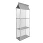 BESPORTBLE Gray Hanging Organizer Bag with Hook Space-Saving Dustproof Storage Container for Dorm Pantry Rv Closet Lightweight and Organizing Pouch for Household Items