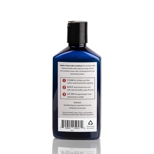 Cobbler's Choice Co. Finest Quality All-Natural Leather Restorer Conditioner - 6oz (177 mL) - style: 6oz (177 mL)