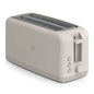 bella 4 Slice Slim Toaster, Fits-anywhere™ Kitchenware, 6 Setting Shade Control with Reheat & Cancel Buttons, Fits Sourdough, 10” Long Slot, Anti Jam & Auto Shutoff, 900 Watt, Oatmilk - color: Oatmilk, size: 4 Slice