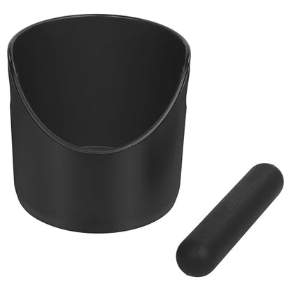 Small Coffee Knock Box 4.3 Inch, Coffee Mini Knock Box, Mini Knock Box Espresso, Small Knock Box Espresso with Removable Knock Bar And Non-Slip Base
