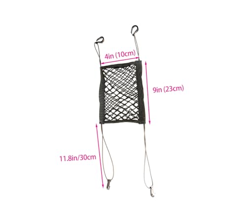 Dog Car Barrier Net - 4-Sides Elastic Mesh Divider, Driving Safety, Storage-Friendly, Compact Foldaway（Updated Dimensional Information）