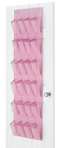 Whitmor 24 Pocket Over the Door Shoe Organizer - Pink - size: 24 Pocket Pink