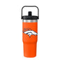 FOCO Unisex NFL Team Logo Insulated Travel Mug 30oz Straw Tumbler