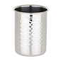 Viking Kitchen Utensil Holder, Hammered Stainless Steel Kitchen Utensils Organizer Crock, Counter Top Storage, Cooking Accessories, Silver - style: Utensil Holder