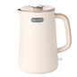 Nueve&Five 1.7L (57oz) Large Electric Kettle Perfect for 7+Cups of Tea and Coffee,2 quarts Double Wall Big Electric Tea Kettle,Auto Shut Off,1200W Hot Water Kettle Electric -Cream White - color: White