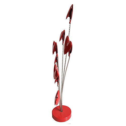 8-Branch Family Tree Picture Frame Holder, Card Photo Clips Holder Desk Stand for Memo Paper Note Photo Christmas Wedding Card Display (Red Heart) - style: Heart