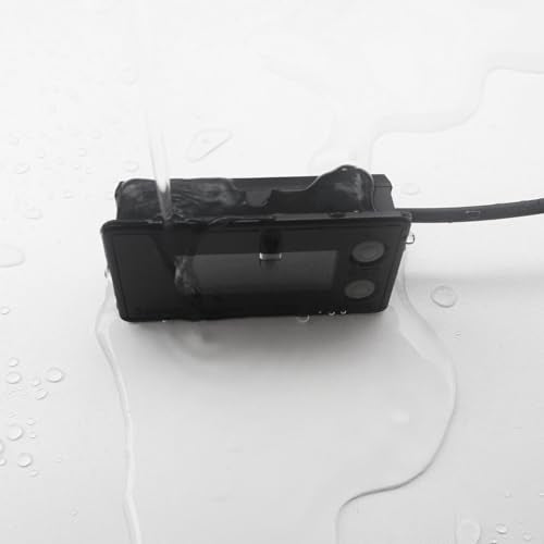 Waterproof Battery Meter 12V, Battery Monitor DC8-100V with LCD Display, Golf Cart Voltage Meter, Capacity Percentage Tester for DIY Project, RV,Boat