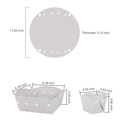 Camping Bowl Collapsible Silicone Bowl Portable Camping Tableware Folding Picnic Bowl for Travel Camping Fridge Food Storage - color: Light Gray