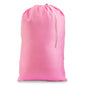 Nylon XL Laundry Bag - Locking Drawstring Closure and Machine Washable. These Large Bags will Fit a Laundry Basket or Hamper and Strong Enough to Carry up to Three Loads of Clothes (Pink 22" x 32") - color: Pink, size: 22" x 32"
