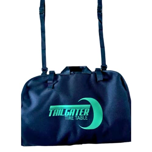 Tire Table Camp Organizer Hanging Storage Bag | 8 Large Pockets | Weatherproof Cover | Heavy-Duty Polyester Cordura Construction | Compact & Adjustable | 28.5" x 21.5" x 6"-10"