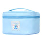 MINISO Disney Stitch Makeup Bag, PU Cosmetic Bag with Handle, Waterproof Travel Pouch, Cute Stitch Storage Organizer for Makeup, Stationery, Jewelry, Ideal Gift for Stitch Fans and Women, Blue