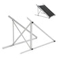 45" Solar Panel Mount Brackets Adjustable Solar Panel Tilt Mount Brackets for 100-400 Watts Solar Panel 2400Pa Windproof for Roof, RV, Ground, Boat and Off-Grid (Brackets with Cross Beams) - color: Upgrade silver