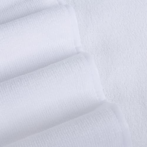 POLYTE Quick Dry Lint Free Microfiber Bath Sheet, 35 x 70 in, Pack of 2 (White) - color: White