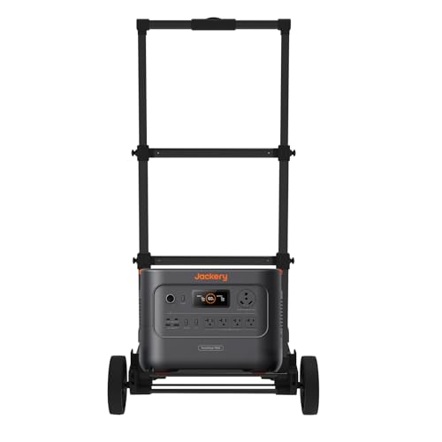 Jackery HomePower 3000 Portable Power Station with Hand Truck, 3600W (Surge 7200W) Output, 3072Wh LFP Battery Solar Generator, Essential Backup for Home Use, Power Outage, RV, Emergencies - style: HomePower 3000+Hand Truck