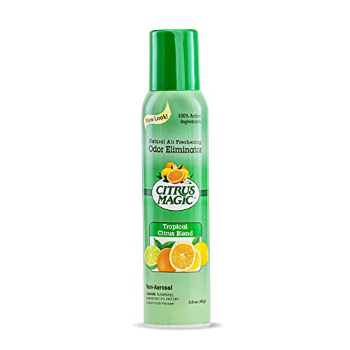 Citrus Magic Natural Odor Eliminating Air Freshener Spray, Fresh Citrus, 3-Ounce - size: 3 Ounce (Pack of 1)