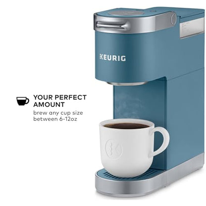 Keurig K-Mini Plus Single Serve K-Cup Pod Coffee Maker, with 6 to 12oz Brew Size, Stores up to 9 K-Cup Pods, Travel Mug Friendly, Evening Teal - color: Evening Teal